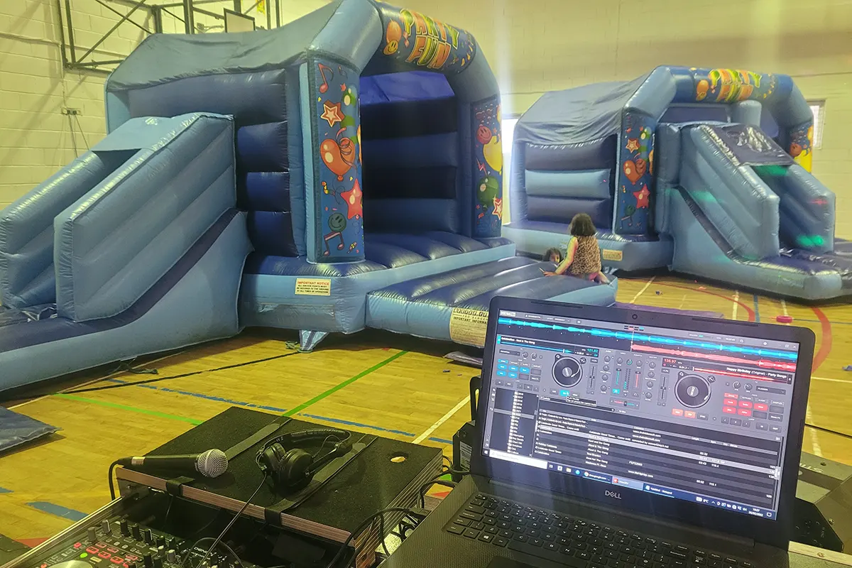 Kids party packages in Mallow including bouncy castle DJ and face painter